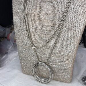 Long Circle Necklace